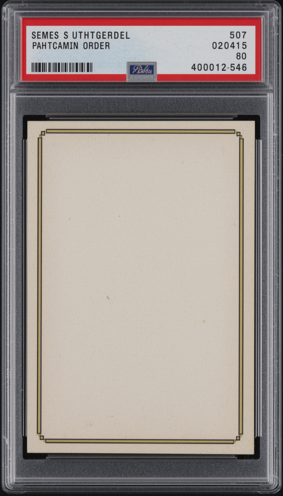 fake card